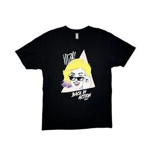 Iliza Back In Action Tour Graphic T-Shirt Black Large 2021/2022 Design